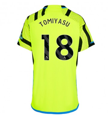Arsenal Takehiro Tomiyasu #18 Bortatröja Dam 2023-24 Kortärmad